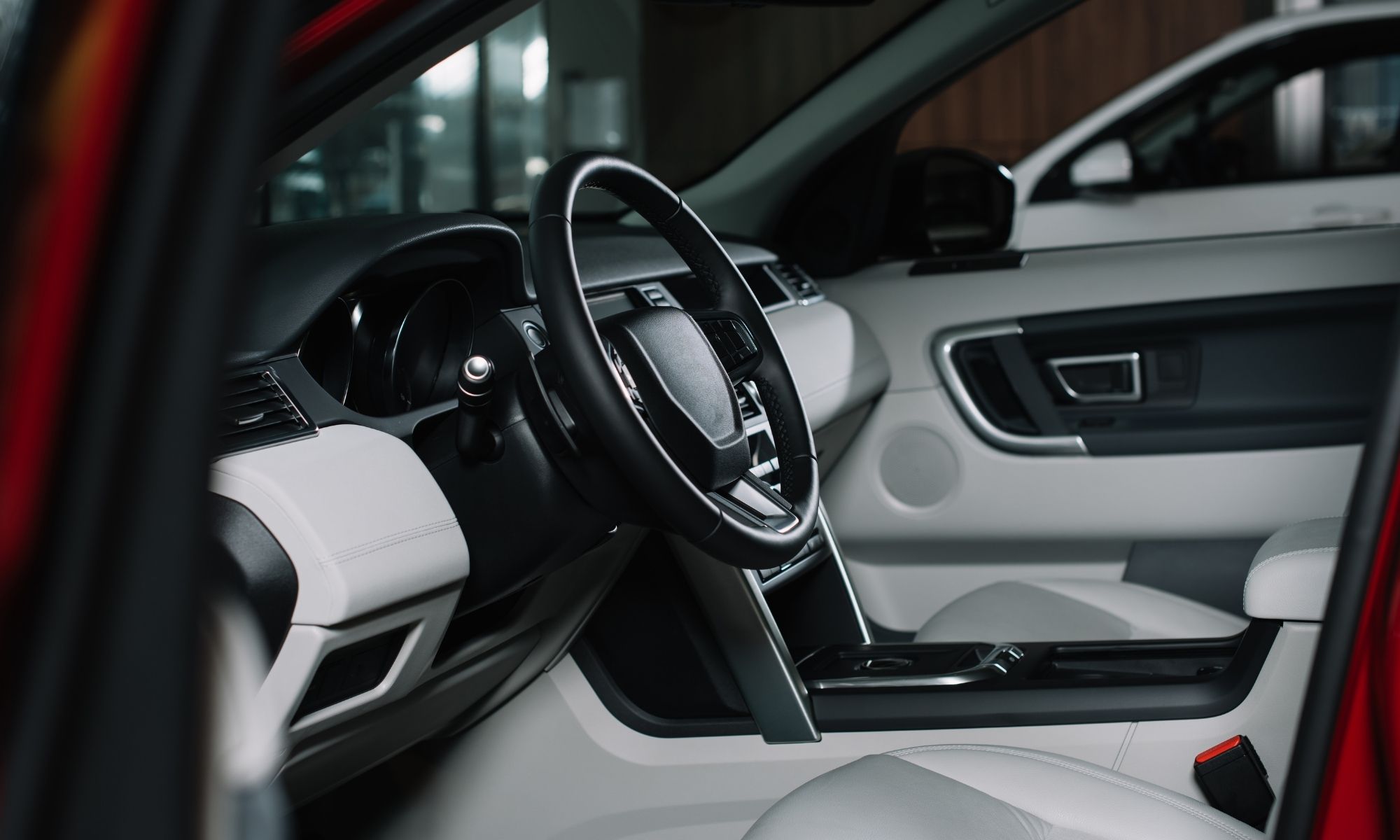 Detailed interior with conditioned dashboard